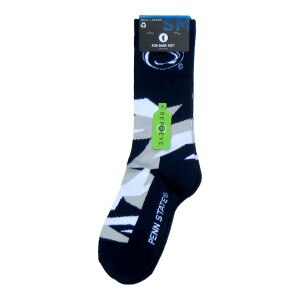 navy youth socks with shattered design, Penn State and Athletic Logo